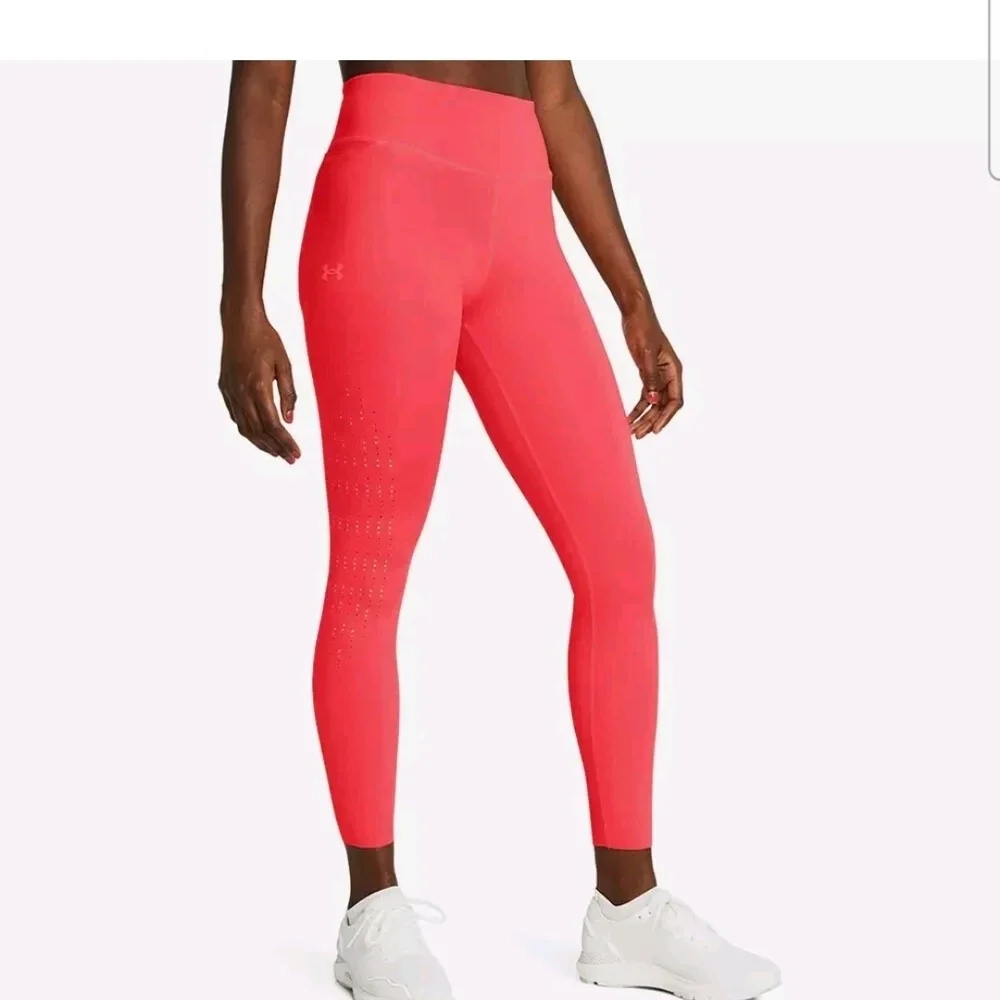 UNDER ARMOUR Flyfast Elite Ankle 7/8 Tights, Size XL, Pink/Orange, NWT - Picture 2 of 14